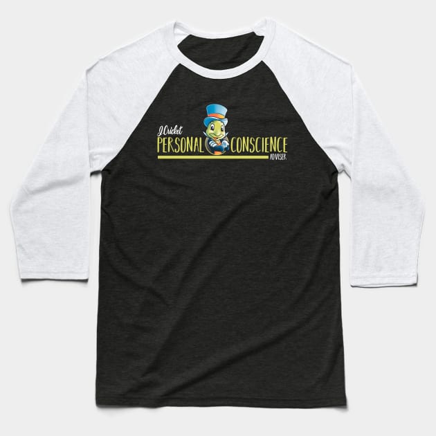 Personal conscience Baseball T-Shirt by Cromanart